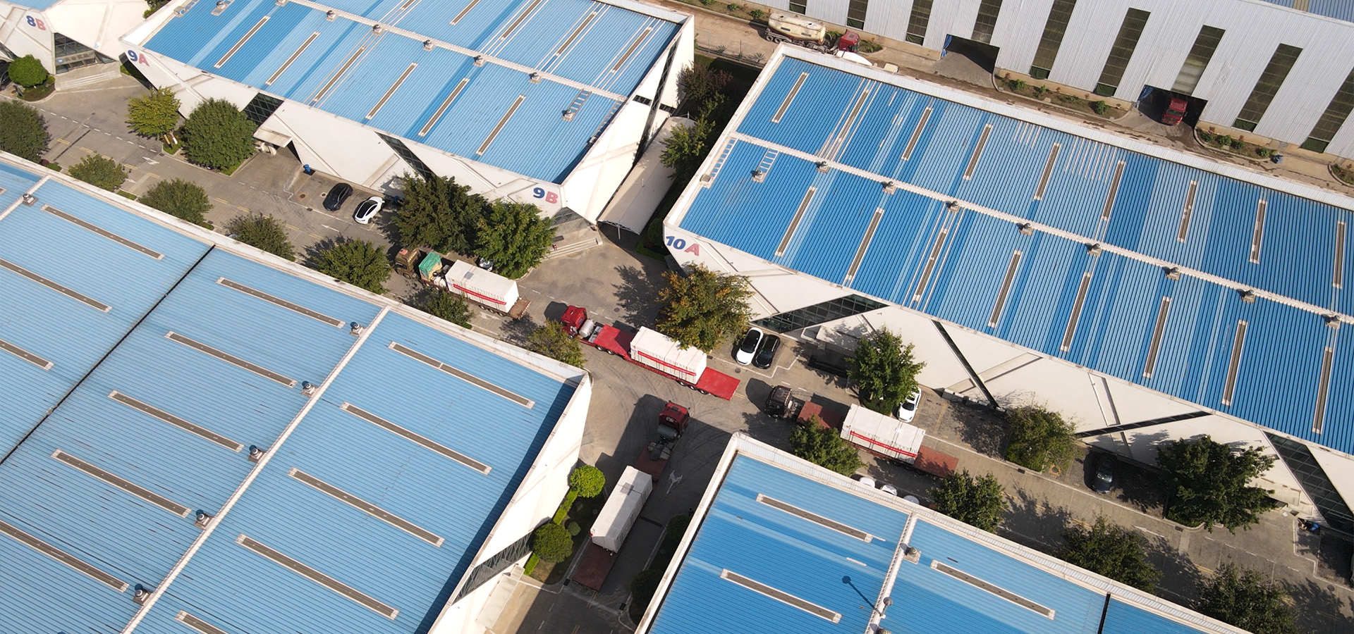 Aerial view of the ENERTEK manufacturing facilities in Chengdu